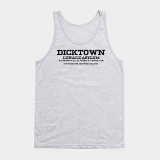 Dicktown Black Tank Top